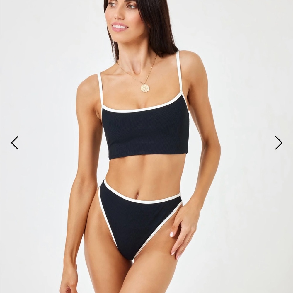 L*SPACE | Ribbed Adalyn Bikini Top - Picture 4 of 7